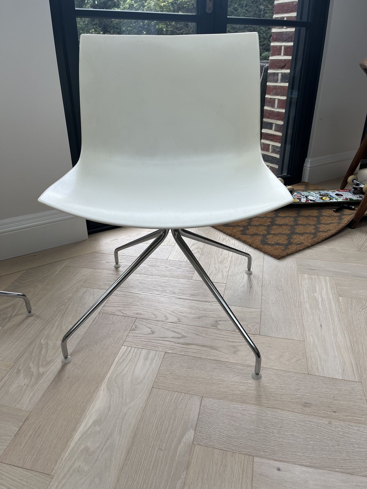 Set Of 3 Vintage Plastic Chairs By Lievore Altherr Molina For Arper, Italy 2000 photo Furniture