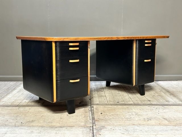 Large Desk By Gunnar Ericsson For Atvidaberg   1950s photo Furniture