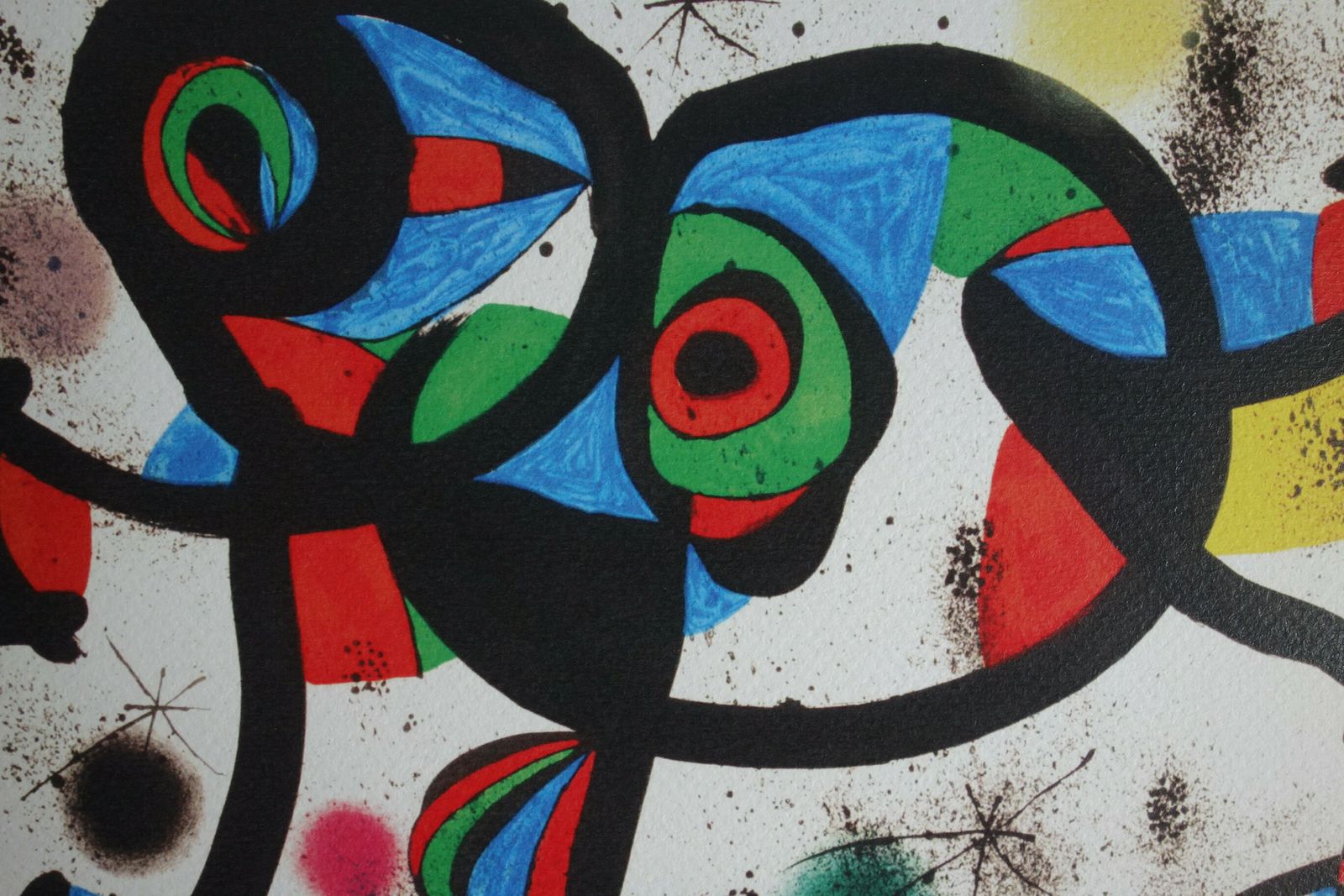 Fine Surrealist Limited Edition Print, Joan Miro, Signed & Numbered photo furniture