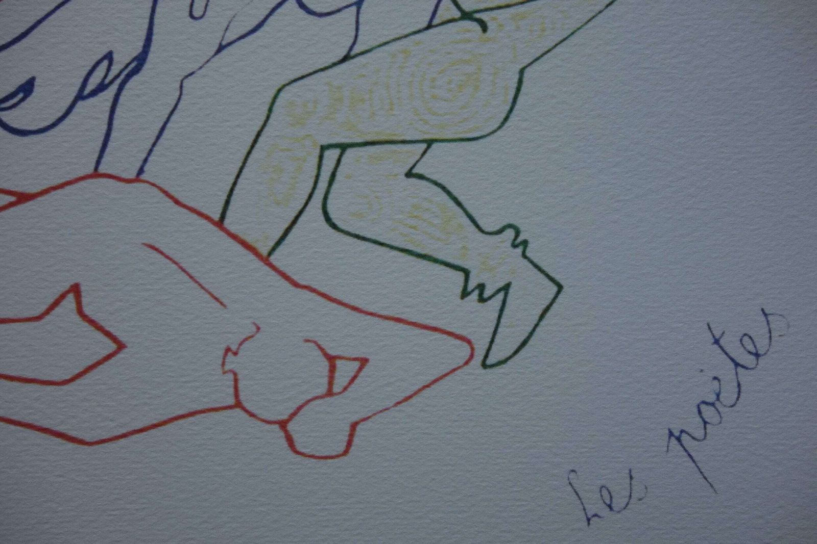 Rare Beautiful Limited Illustration Print   Pegasus, Jean Cocteau, Signed, Numbered & Stamped photo buy