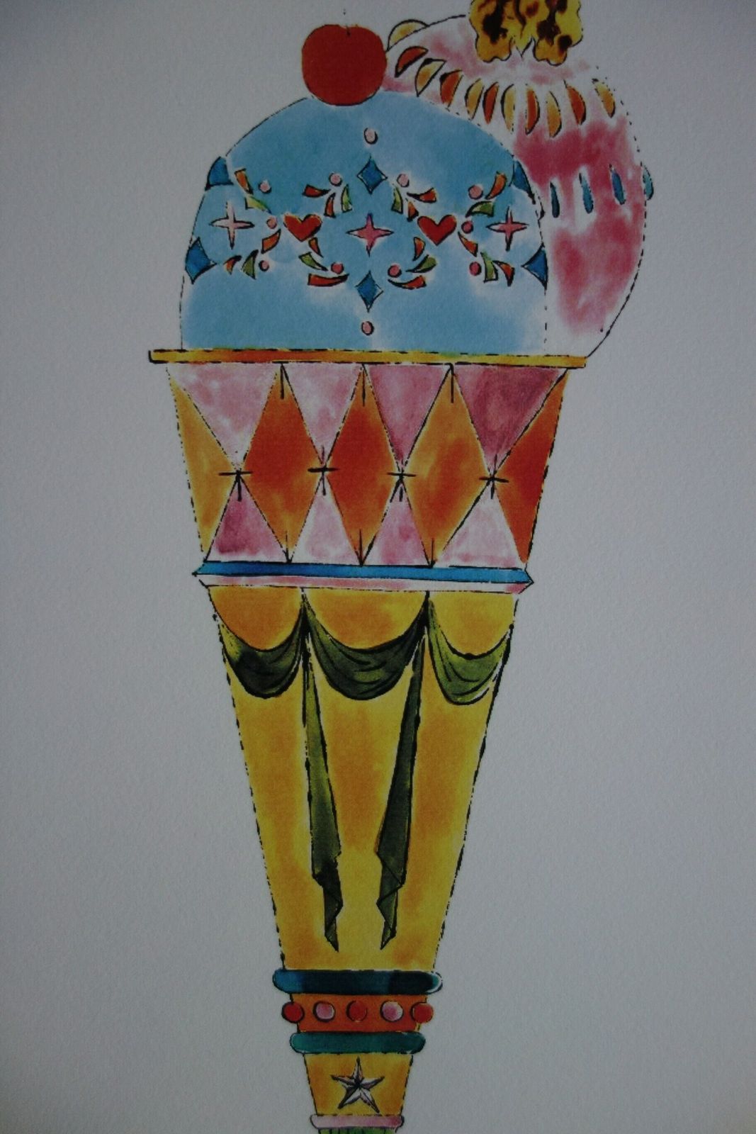 Fine Pop Art Limited Edition Print   Illustration   Ice Cream, Andy Warhol, Signed & Numbered photo Art