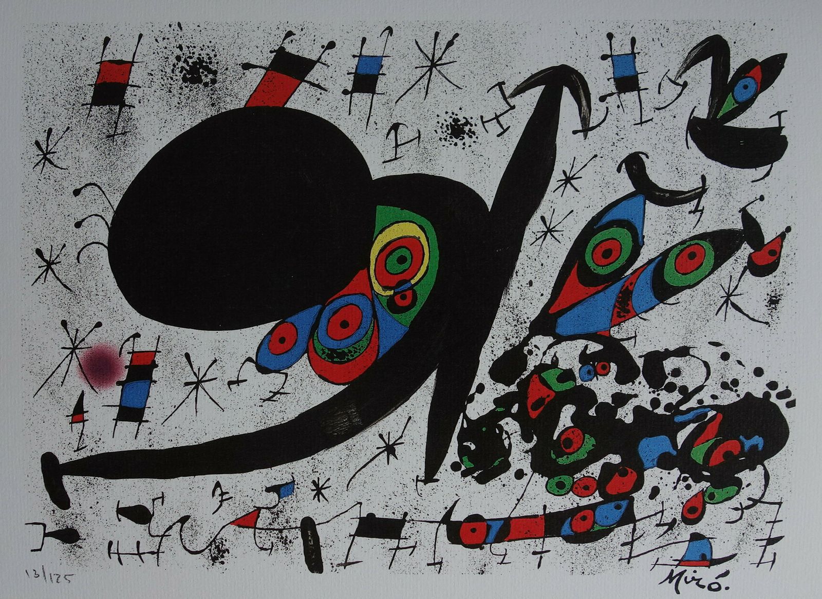 Fine Surrealist Limited Edition Print, Joan Miro, Signed & Numbered