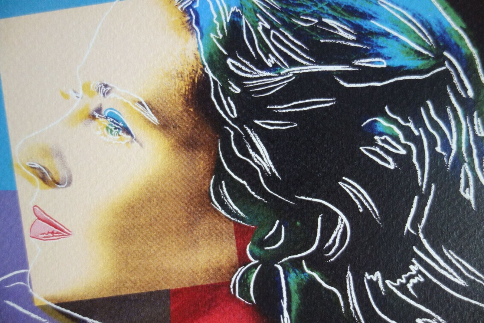 Fine Pop Art Limited Edition Print – Celebrity Portrait Series, Andy Warhol, Signed & Numbered photo furniture