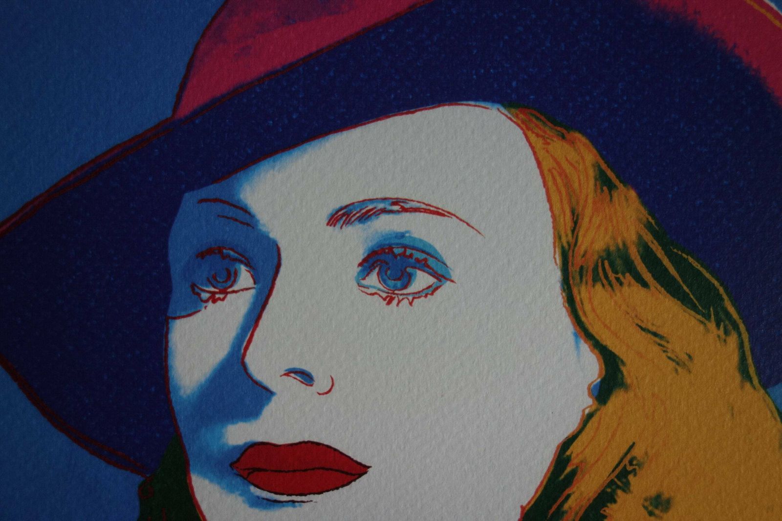 Fine Pop Art Limited Edition Print – Celebrity Portrait Series, Andy Warhol, Signed & Numbered photo furniture