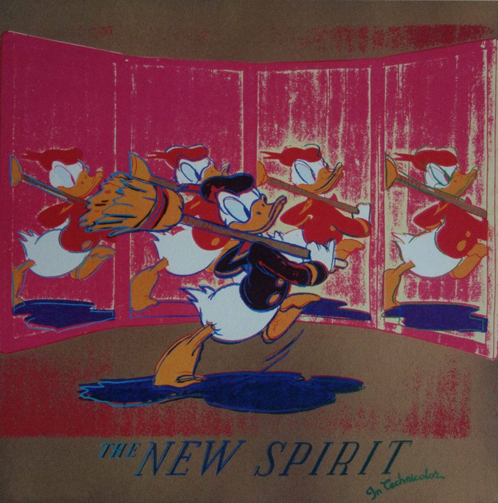 Fine Pop Art Limited Edition Print   Donald Duck, Andy Warhol, Signed & Numbered photo furniture