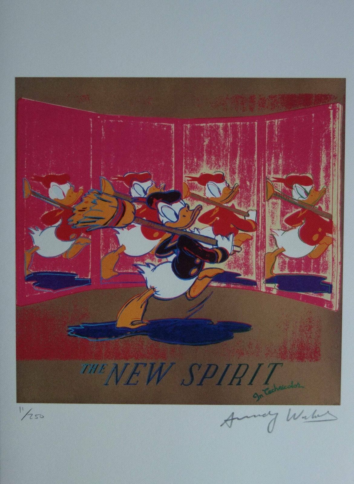 Fine Pop Art Limited Edition Print   Donald Duck, Andy Warhol, Signed & Numbered photo buy