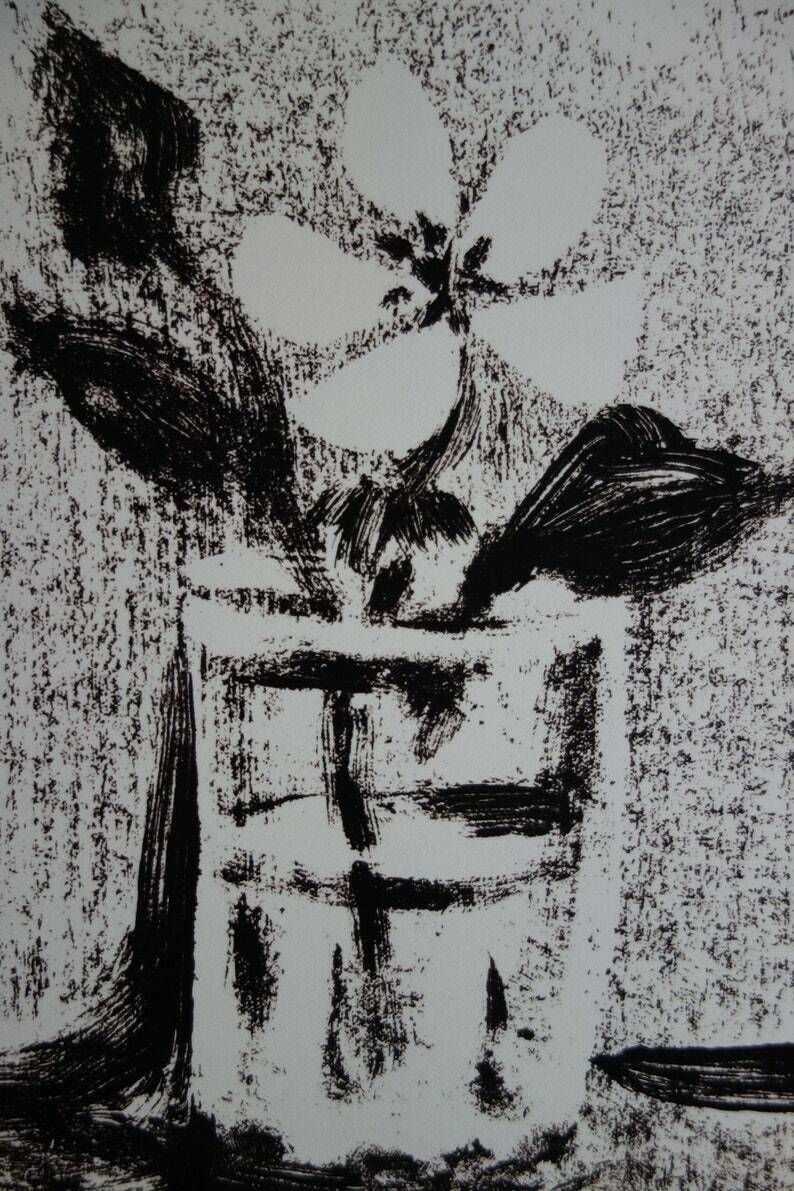 Fine Cubist Limited Edition Print – Still Life   Vase Of Flowers, Pablo Picasso, Signed & Numbered photo for sale