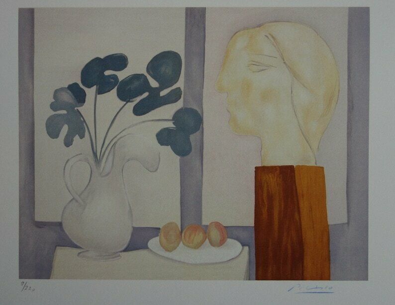 photo furniture Fine Cubist Limited Edition Print – Still Life, Pablo Picasso, Signed & Numbered