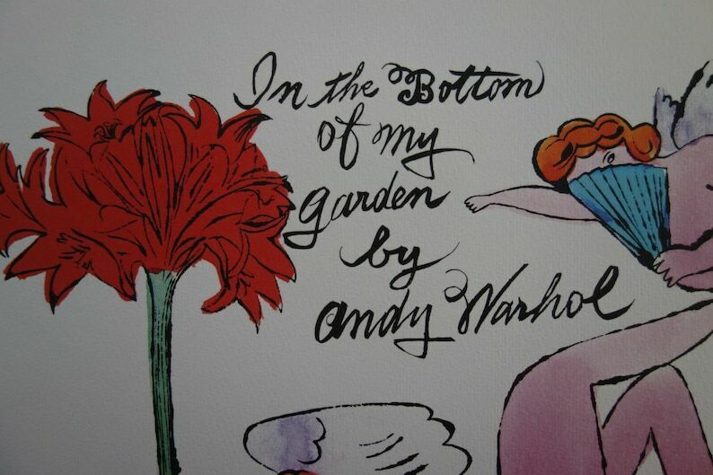 Fine Pop Art Limited Edition Print   Illustration   Love Angels, Andy Warhol, Signed & Numbered photo for sale