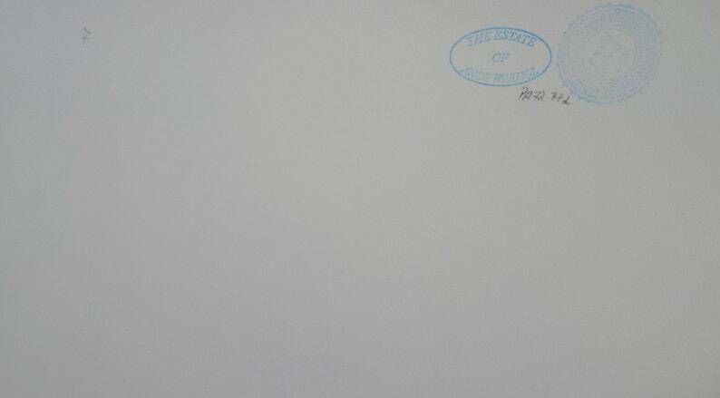 Fine Pop Art Limited Edition Illustration Print   Shoe, Andy Warhol, Signed & Stamped With Estate Stamp, Trial Proof photo 252.0
