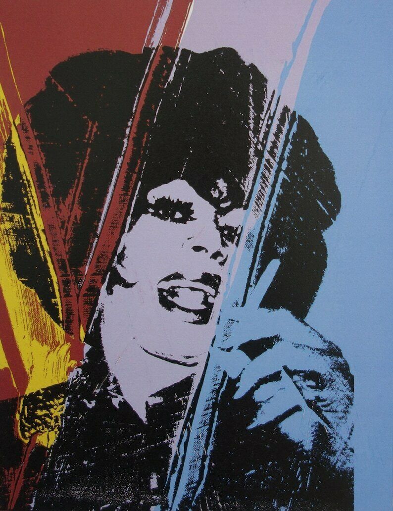 Fine Pop Art Limited Edition Print – Celebrity Portrait Series, Andy Warhol, Signed & Numbered photo furniture