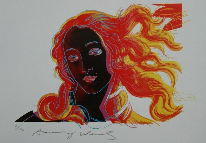 Fine Pop Art Limited Edition Print, Old Master Renaissance, Andy Warhol, Signed & Numbered photo vinterior