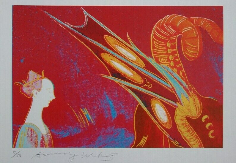 photo furniture Fine Pop Art Limited Edition Print, Old Master Renaissance, Andy Warhol, Signed & Numbered