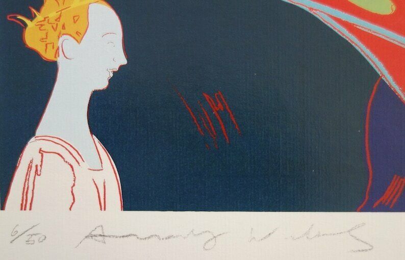 Fine Pop Art Limited Edition Print, Old Master Renaissance, Andy Warhol, Signed & Numbered photo 167.0