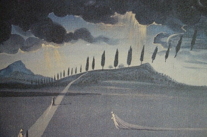 Fine Surrealist Edition Print, Salvador Dali, Signed & Stamped photo for sale