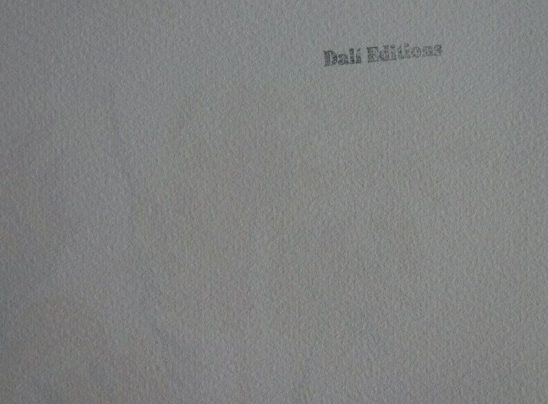 Fine Surrealist Limited Edition Print, Surreal Flower, Salvador Dali, Signed & Numbered In Pencil photo vinterior