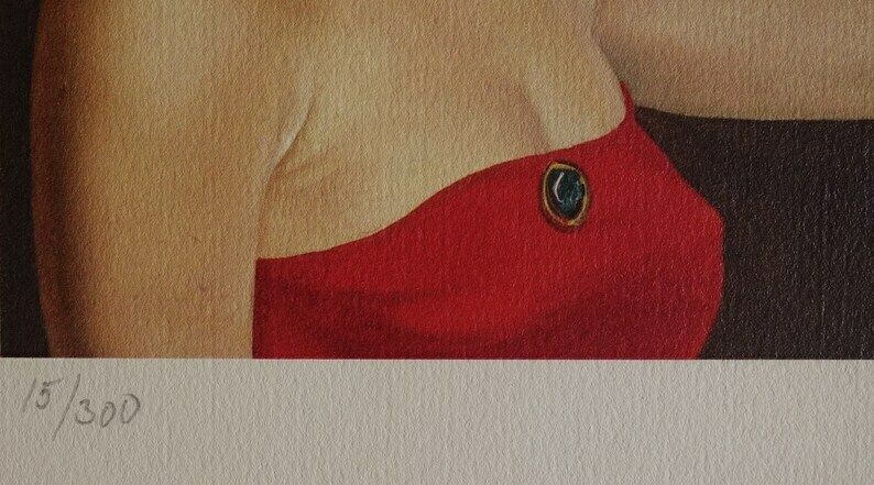 Fine Surrealist Limited Edition Print, Woman, Salvador Dali, Signed & Numbered In Pencil photo Art