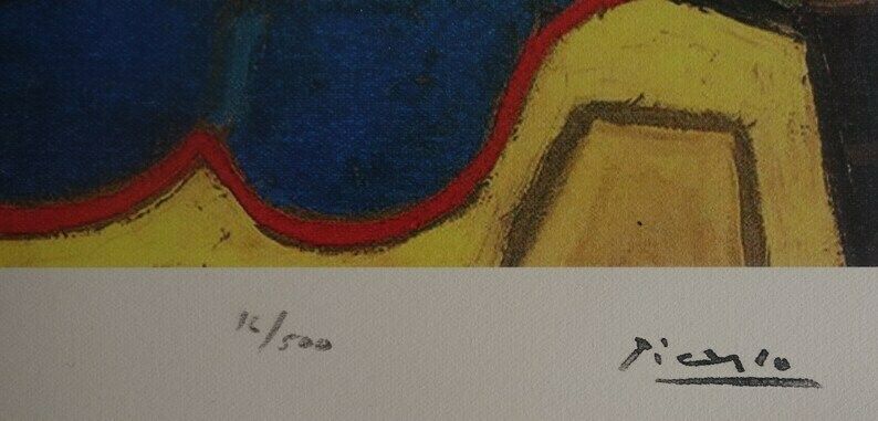 Fine Cubist Limited Edition Print   Portrait Of A Woman, Pablo Picasso, Signed & Numbered photo vinterior