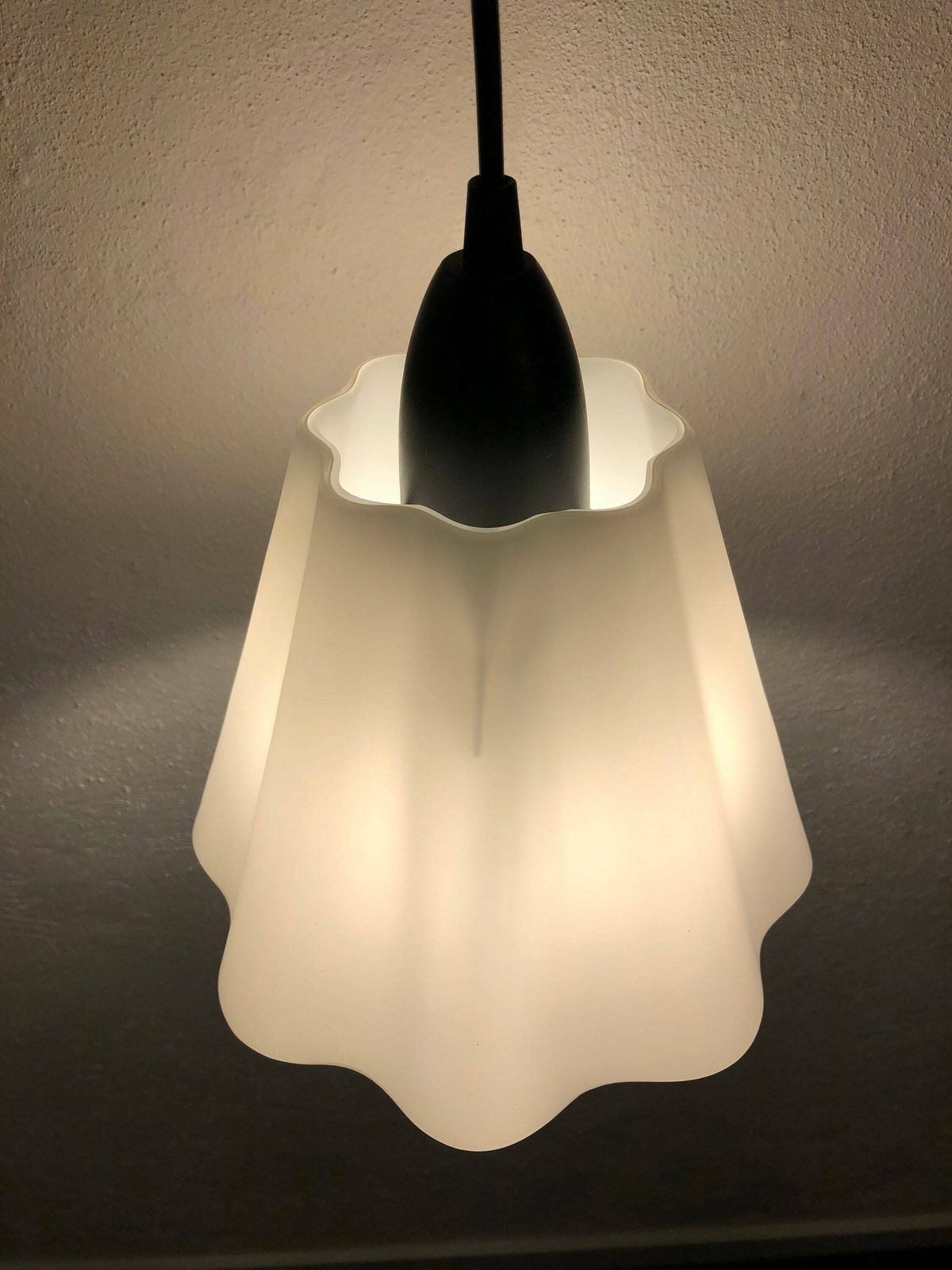 Pair Of Postmodern Italian Ceiling Lamps In White Glass   Design By Fabbian photo furniture