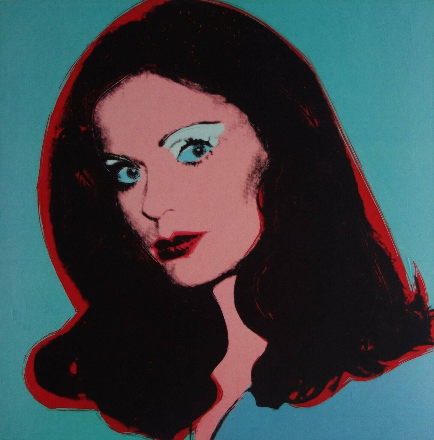 Fine Pop Art Limited Edition Print – Celebrity Portrait Series, Andy Warhol, Signed & Numbered photo furniture