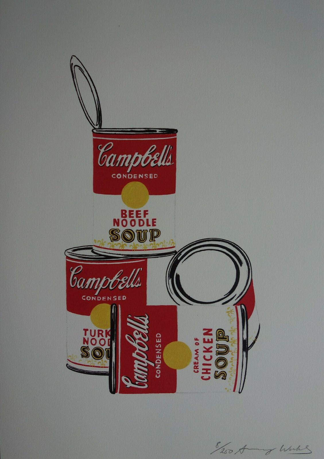 Fine Pop Art Limited Edition Print – Campbell’s Soup, Andy Warhol, Signed & Numbered