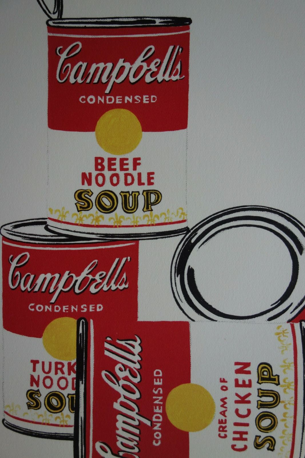 Fine Pop Art Limited Edition Print – Campbell’s Soup, Andy Warhol, Signed & Numbered photo furniture