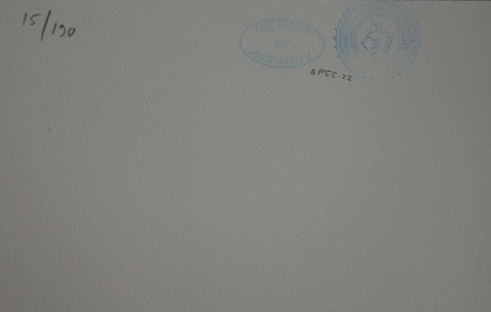 Fine Pop Art Limited Edition Print   Illustration   Cat, Andy Warhol, Signed, Numbered & Stamped With Estate Stamp photo 262.0