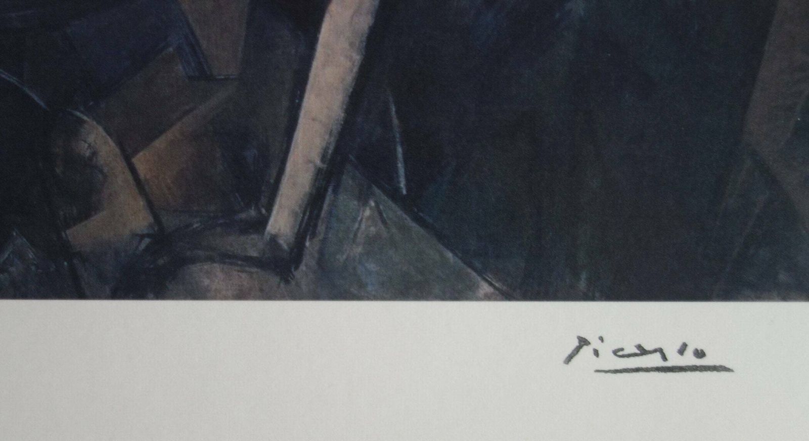 Fine Cubist Limited Edition Print   Cubism Period Portrait   Femme, Pablo Picasso, Signed & Stamped photo furniture
