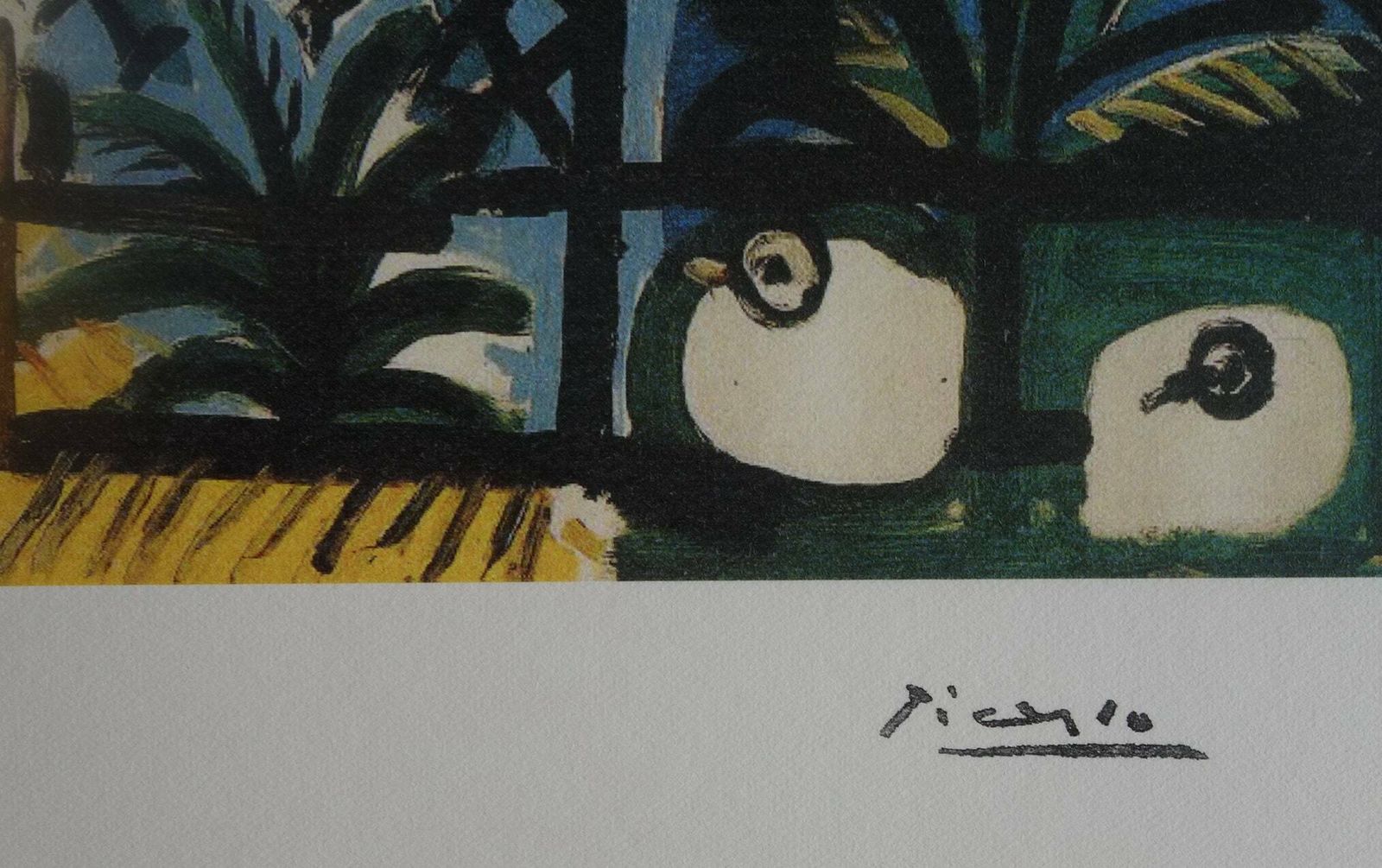 Fine Cubist Limited Edition Print   French Riviera, Birds, Pablo Picasso, Signed & Numbered photo 130.0