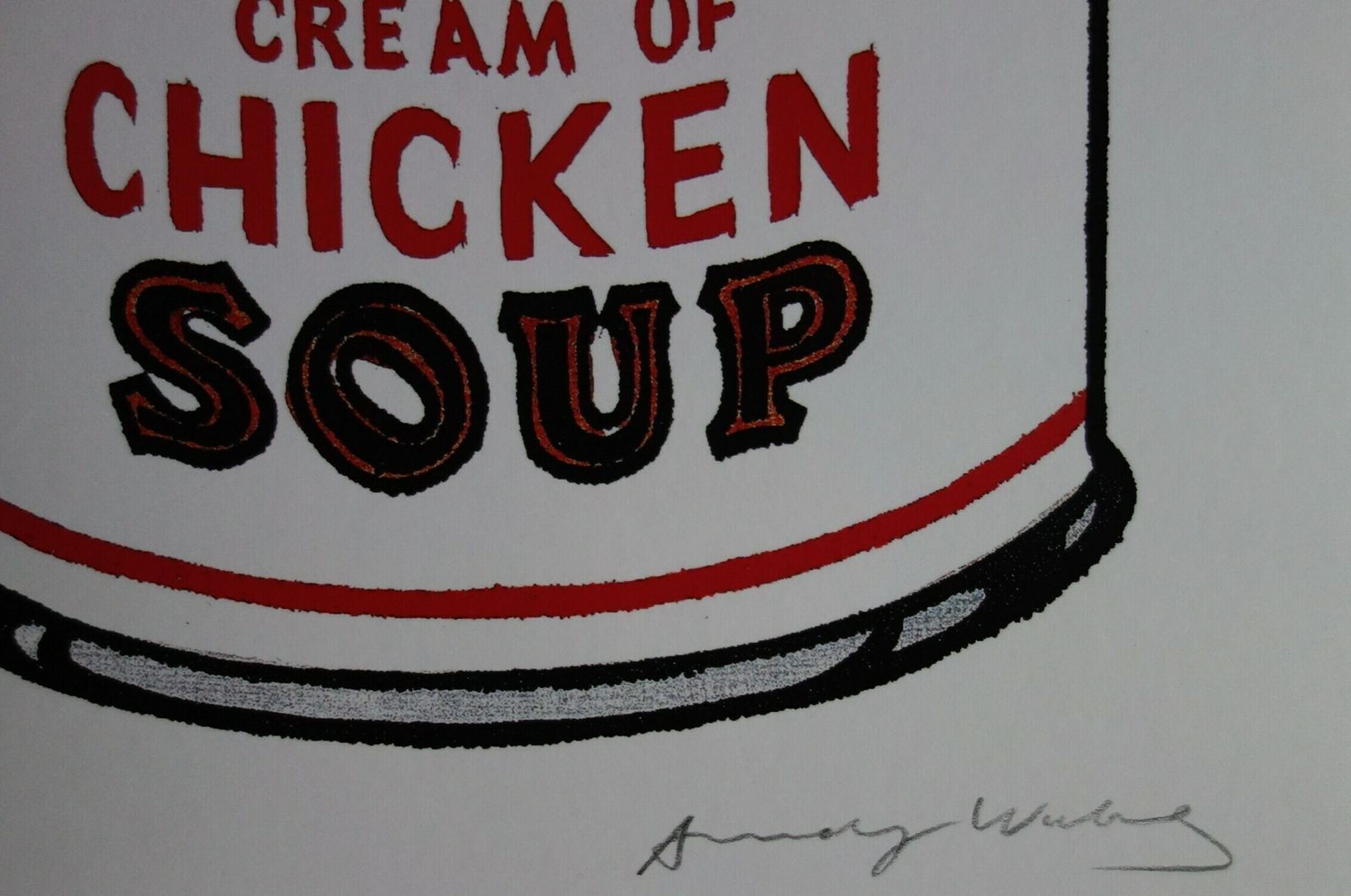 Fine Pop Art Limited Edition Print – Campbell’s Soup Can, Andy Warhol, Hand Signed & Numbered, With Estate Stamp photo for sale
