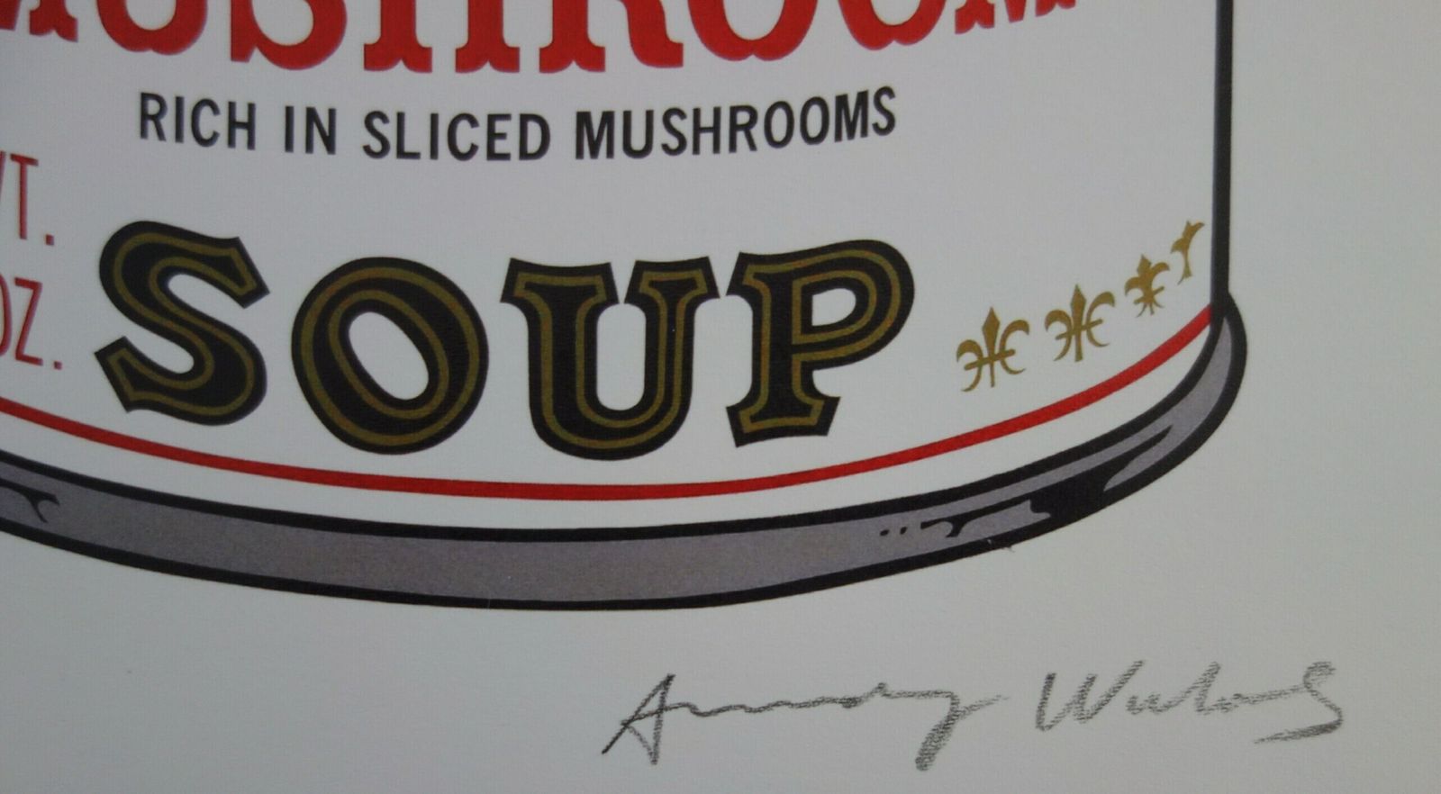 Fine Pop Art Limited Edition Print – Campbell’s Soup Can, Andy Warhol, Hand Signed & Numbered, With Estate Stamp photo for sale