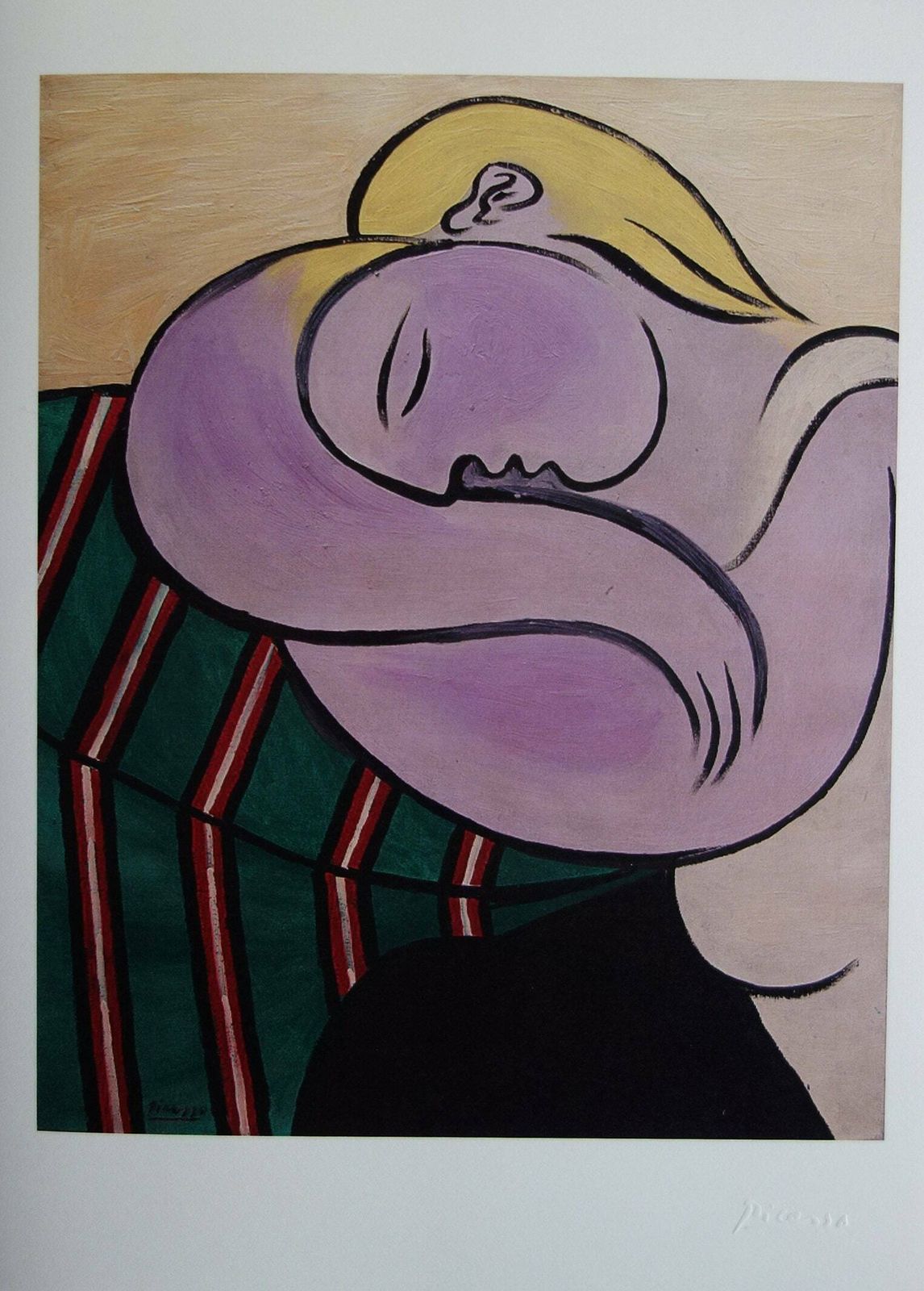Fine Cubist Limited Edition Print   Femme, Pablo Picasso, Signed & Stamped