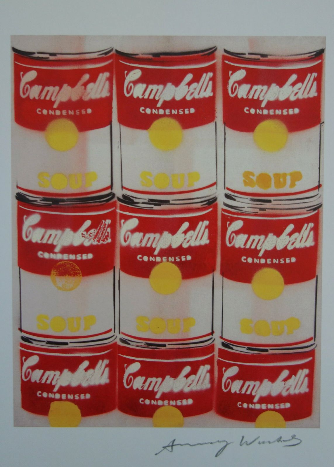 Fine Pop Art Limited Edition Trial Proof Print – Campbell’s Soup Can, Andy Warhol, Hand Signed