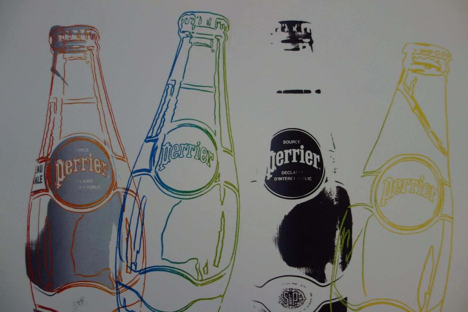 Fine Pop Art Limited Edition Trial Proof Print, Andy Warhol, Signed & Stamped With Estate Stamp photo furniture