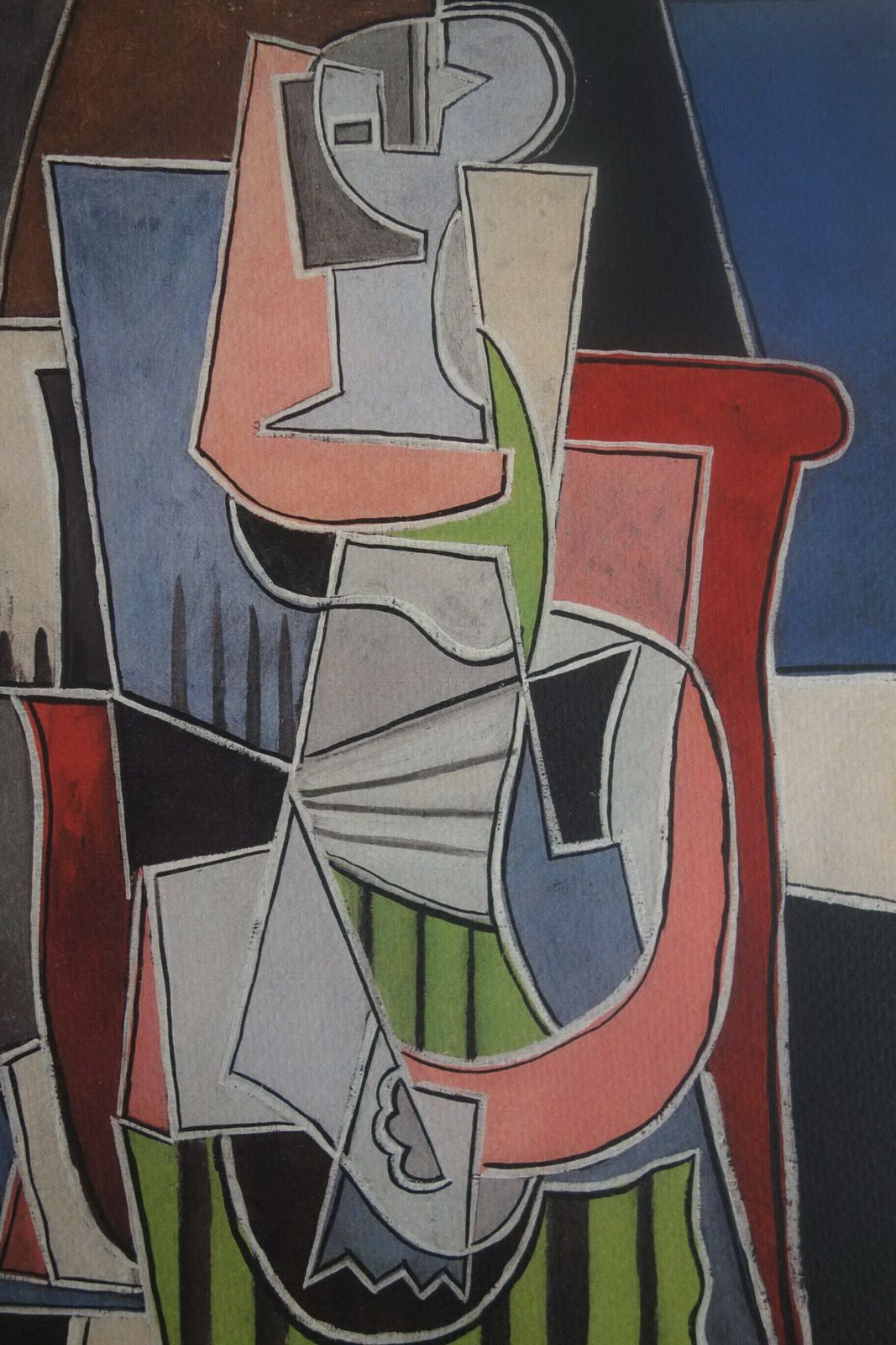 Fine Cubist Limited Edition Print   Portrait Of A Woman, Pablo Picasso, Hand Signed & Numbered photo for sale
