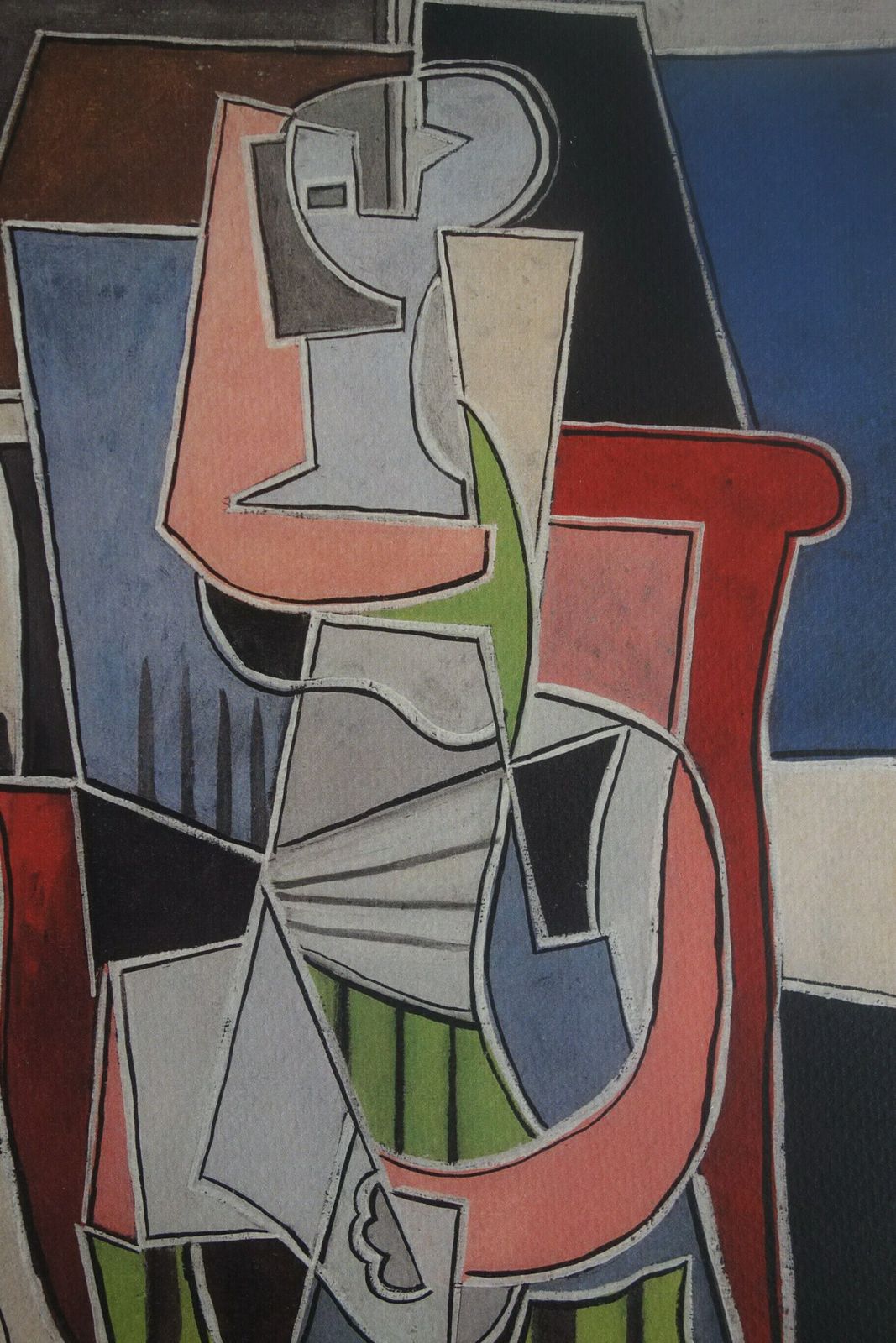 Fine Cubist Limited Edition Print   Portrait Of A Woman, Pablo Picasso, Hand Signed & Numbered photo Art