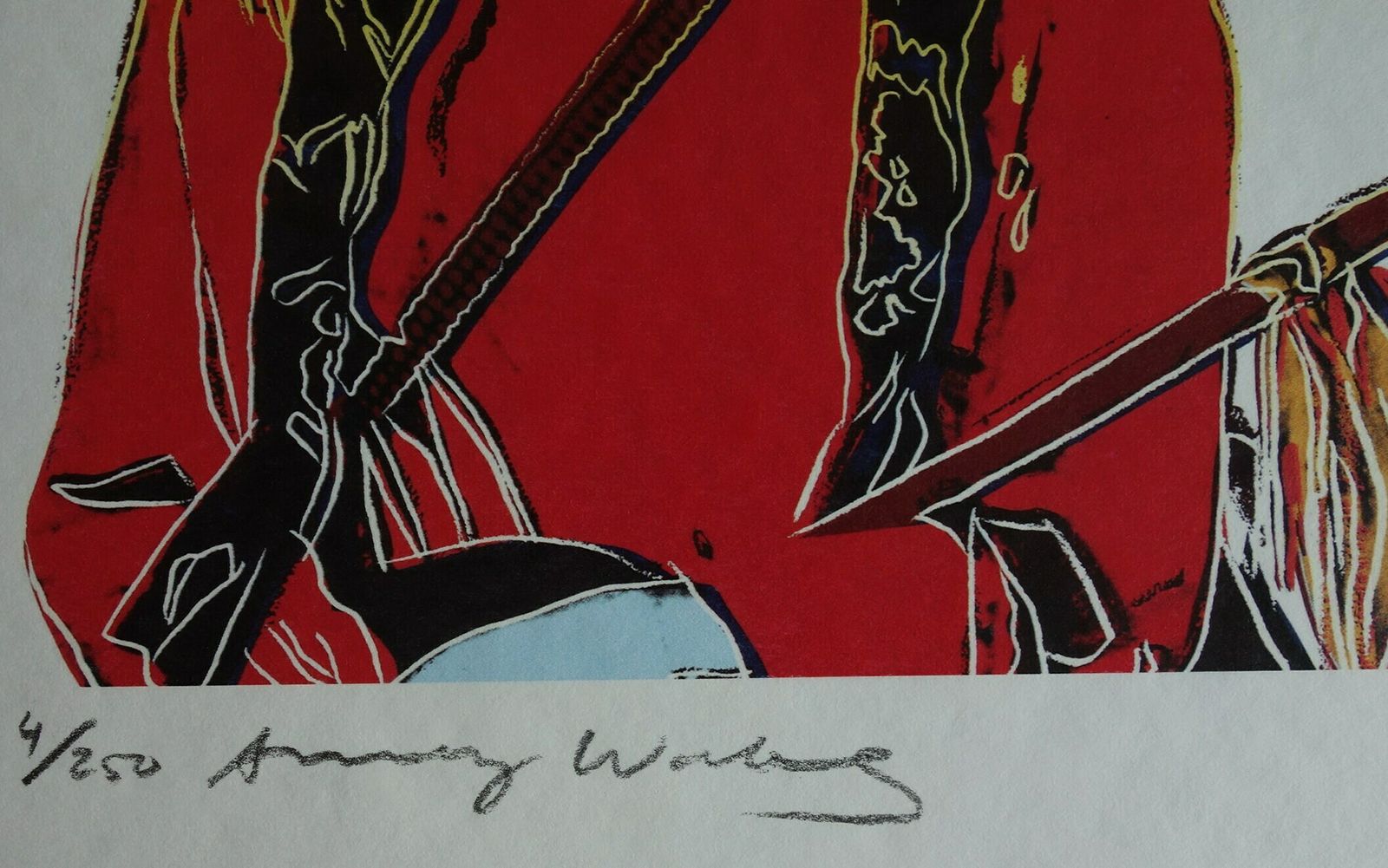 Fine Pop Art Limited Edition Print   Western Cowboys, Andy Warhol, Signed & Numbered photo for sale