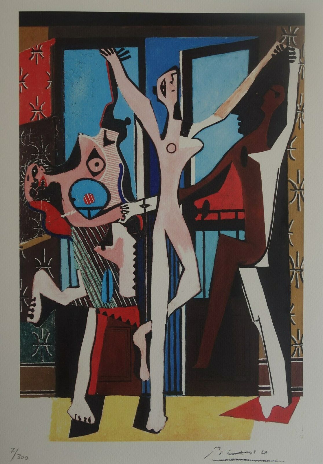 photo furniture Fine Cubist Limited Edition Print   Nudes, Pablo Picasso, Hand Signed & Stamped