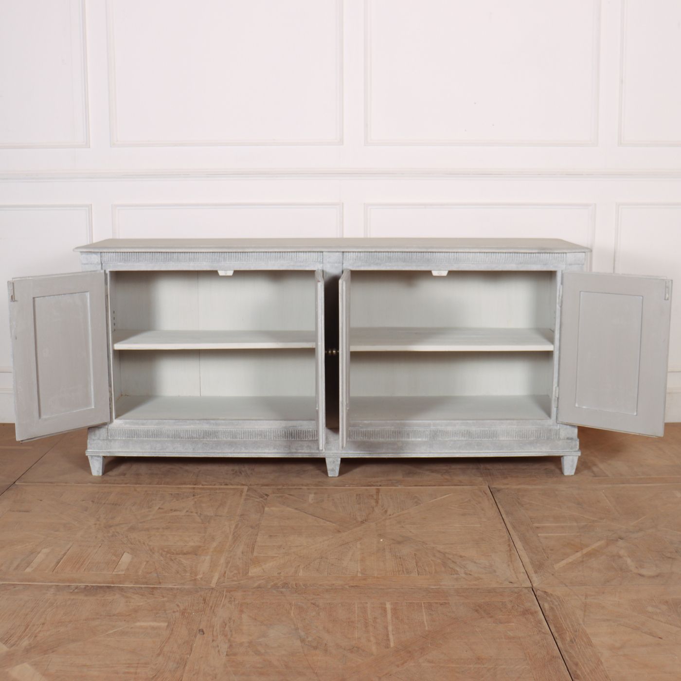 photo furniture Pair Of Swedish Painted Enfilades