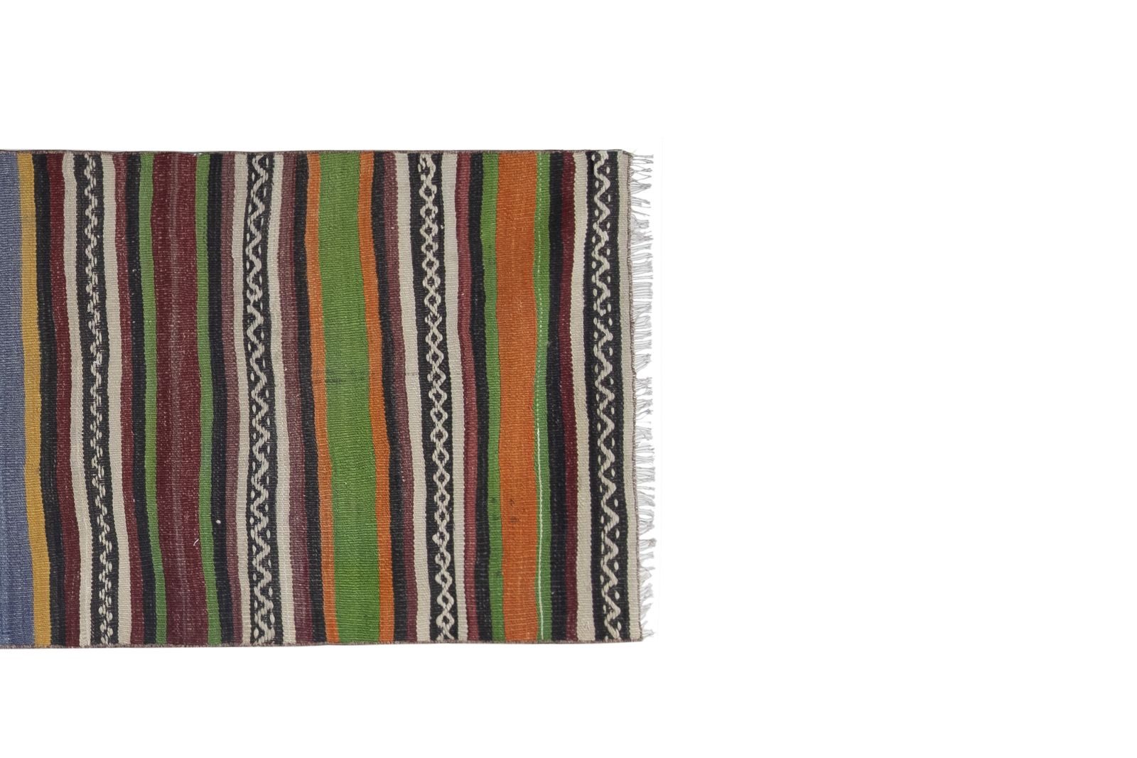 1970s Vintage Turkish Oushak Kilim Runner photo furniture