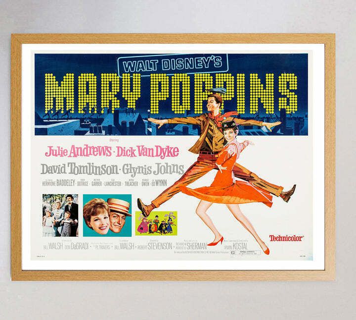 Mary Poppins Original Vintage Poster photo Art