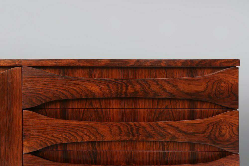 Belgian Mid Century Rosewood Highboard, 1960s photo vintage