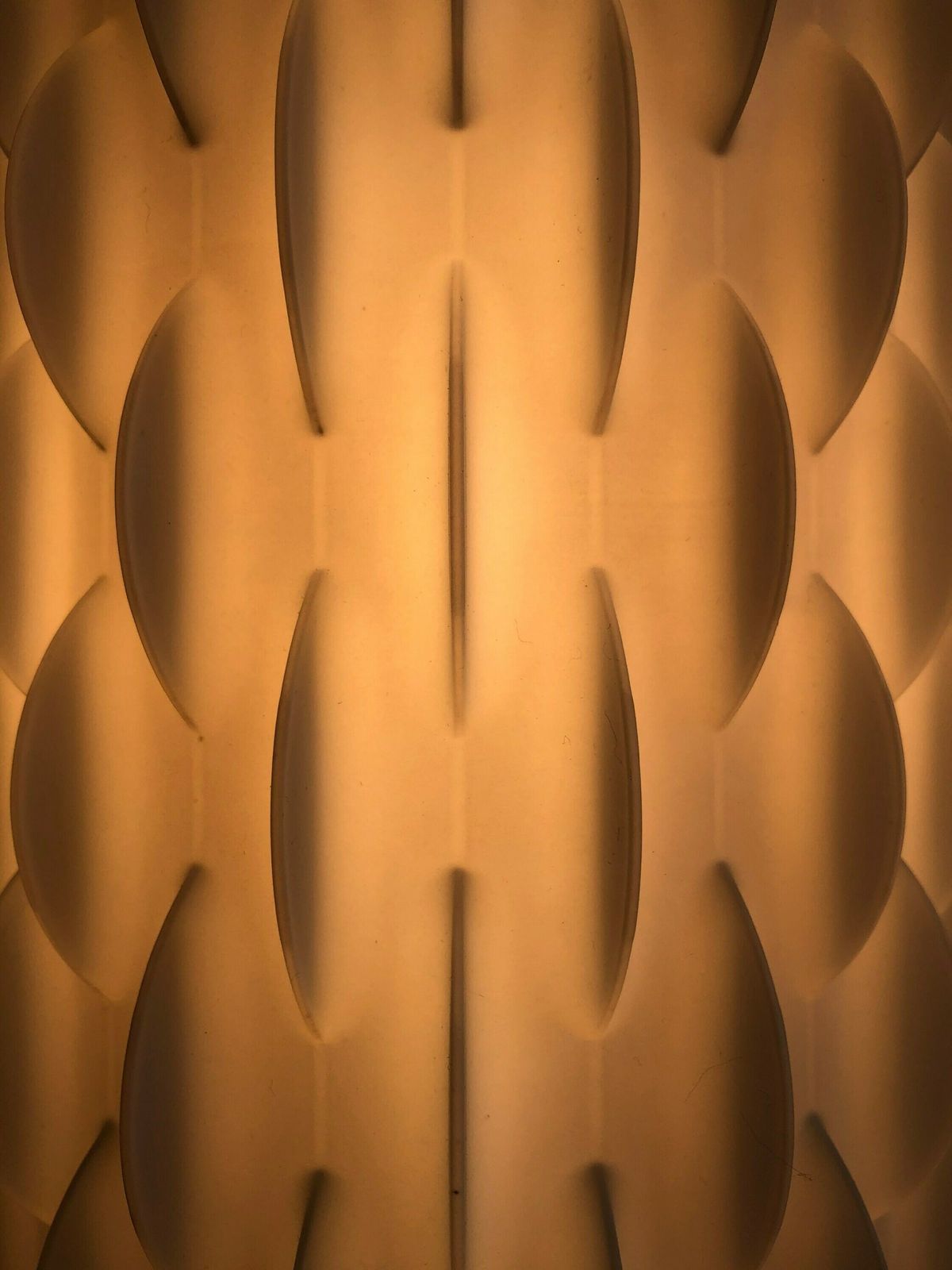 Rare Modernist Danish “Contour 602” Ceiling Lamp In Plastic With Round Spike Pattern   Design By Lars Schiøler For Høyrup Lighting In 1959 photo buy