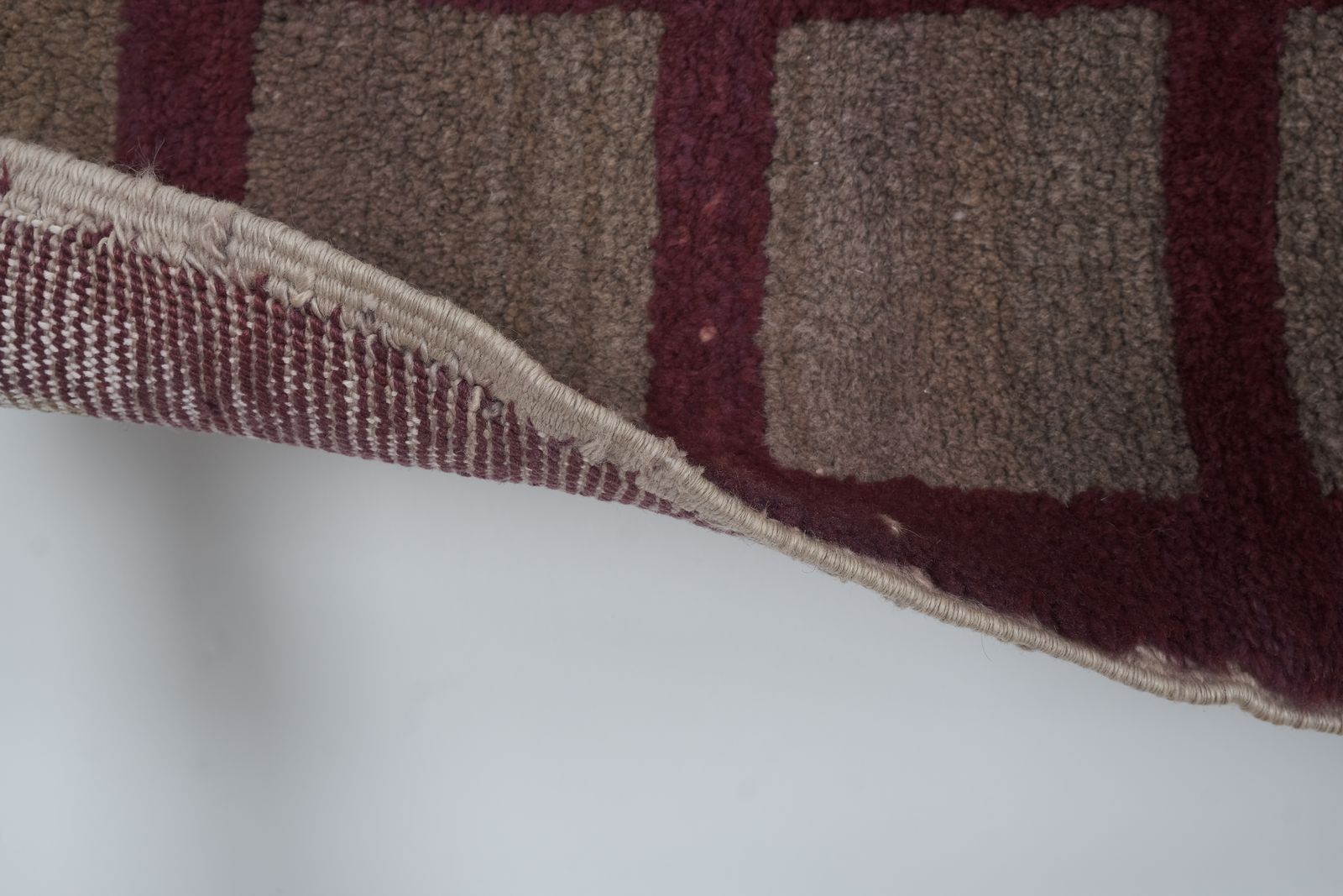 1980s Angora Gray Wool Shaggy Tulu Rug 3'8" X 6'10" photo Textiles