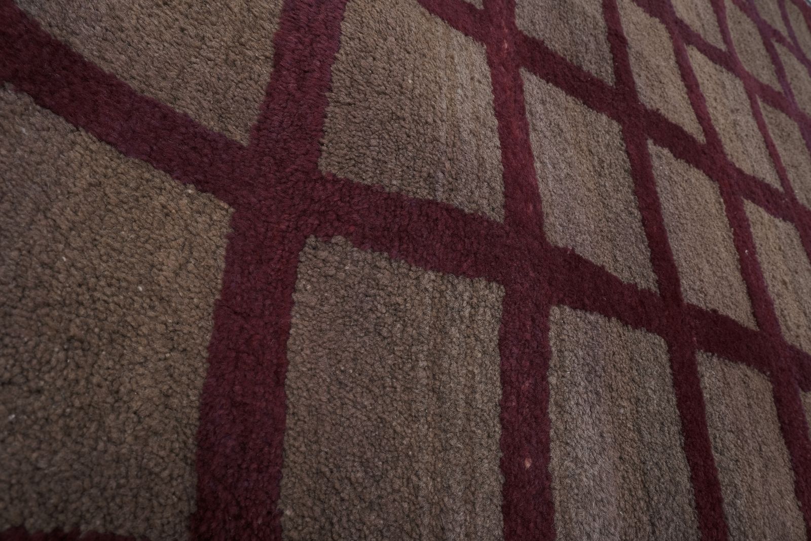 1980s Angora Gray Wool Shaggy Tulu Rug 3'8" X 6'10" photo vinterior