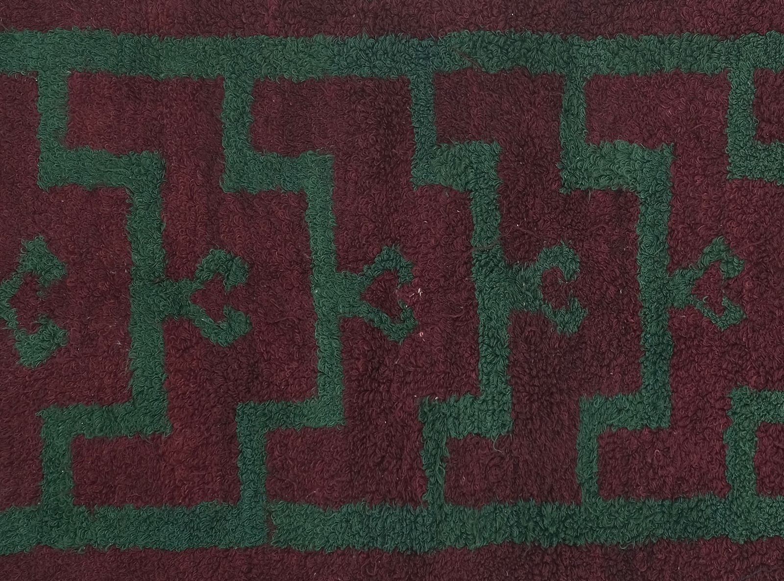 Mid Century Modern Tulu Turkish Tulu Rug With Tribal Pattern 3'11'' X 6'10'' photo vintage