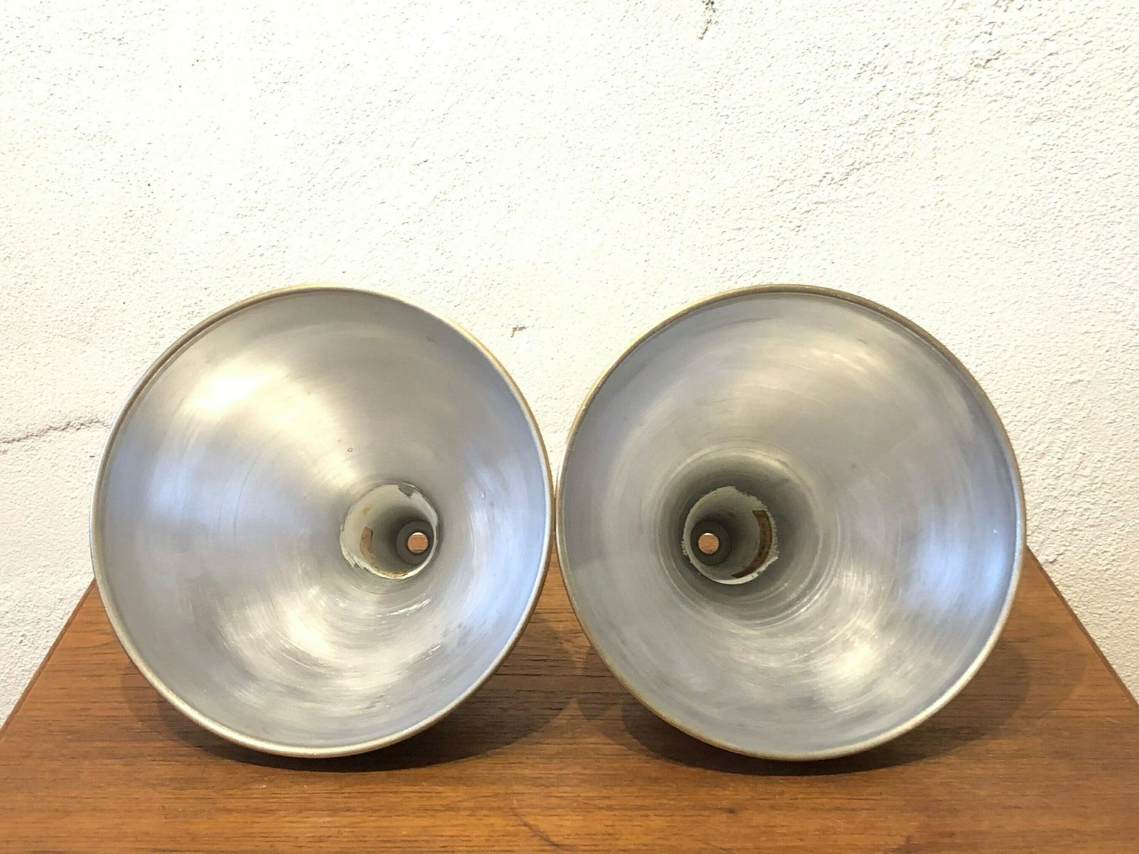 Pair Of Jo Hammerborg Danish Mid Century Modern “Silhuet” Ceiling Lamps In Gold Designed For Fog & Mørup photo buy