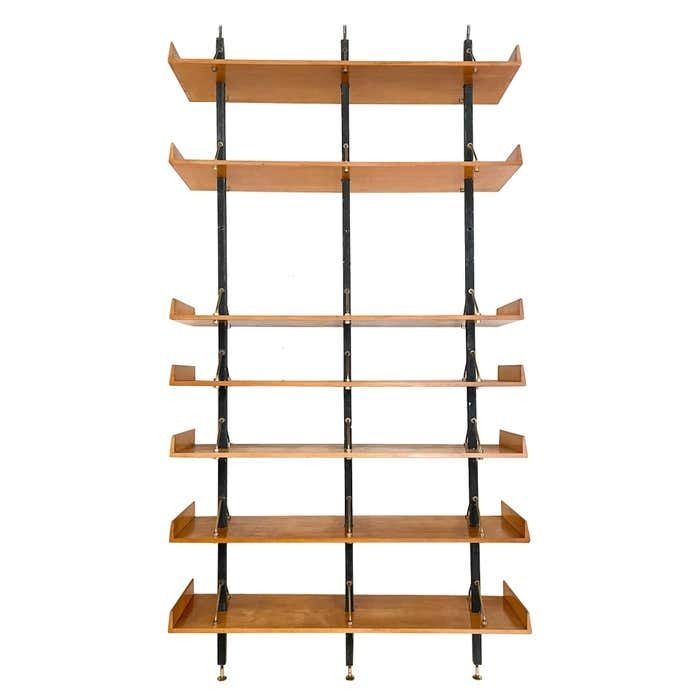 Mid Century Modern Bookshelf By Angelo Mangiarotti And Bruno Morassutti, Italy