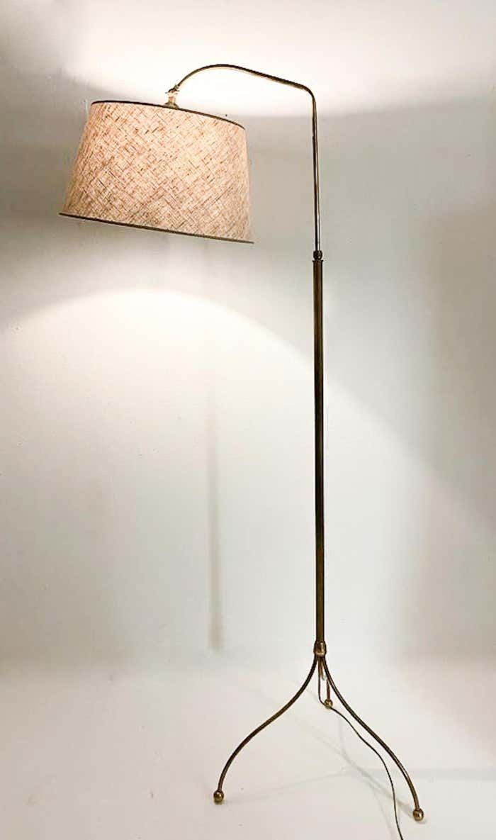 Mid Century Modern Floor Lamp Brass, Italy, 1960s photo 1916.0