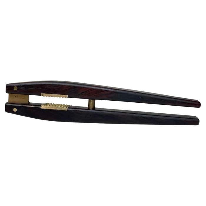 Danish Modern Nutcracker In Rosewood And Brass By Poul Knudsen, 1960s